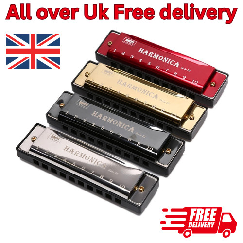 New silver swan harmonica - new,